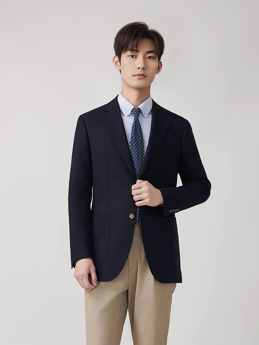 Men'S Formal Wear For Graduation - Мужской костюм-блейзер премиум-класса из 50% шерсти,
