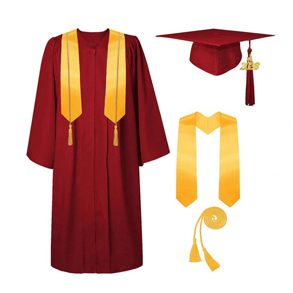 Men'S Formal Wear For Graduation - Матовая выпускная кепка и платье унисекс