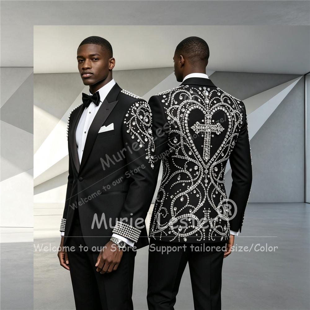 Men Formal Wear Fashion - Роскошный мужской костюм из двух предметов