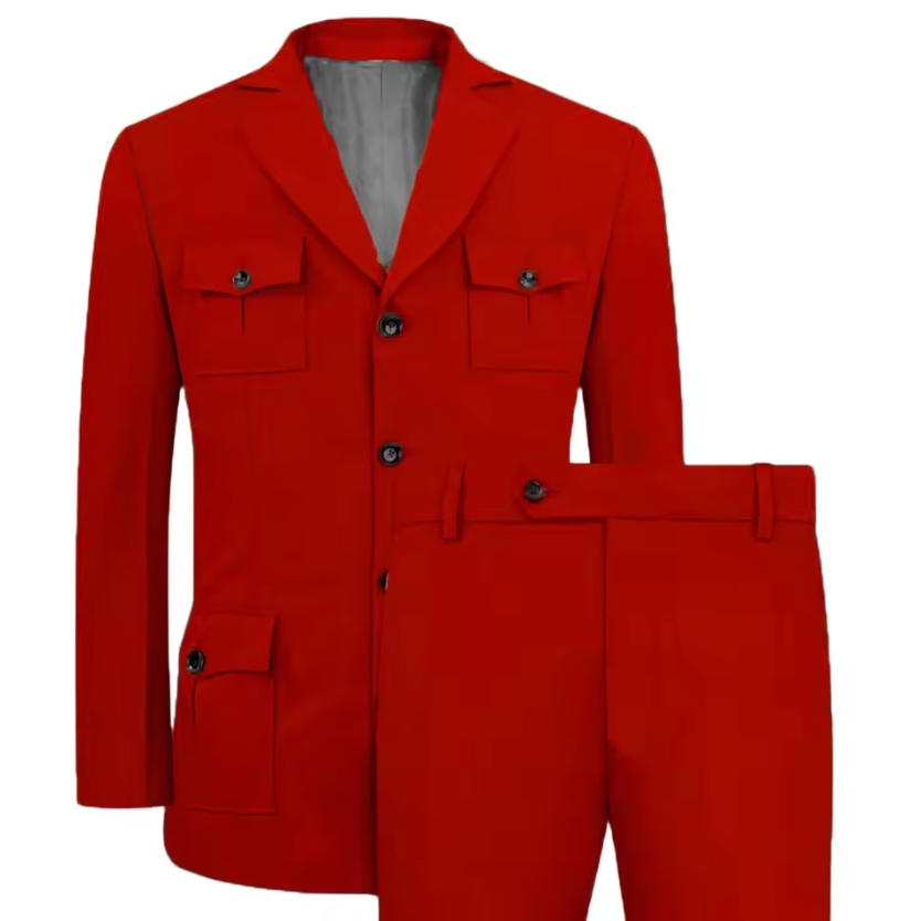 Мужские костюмы Jakcet, повсед – обзор и цена Khaki Formal Wear Men