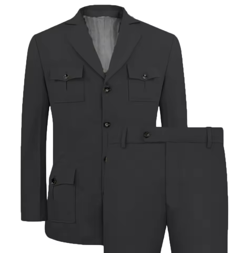 Мужские костюмы Jakcet, повсед – обзор и цена Khaki Formal Wear Men