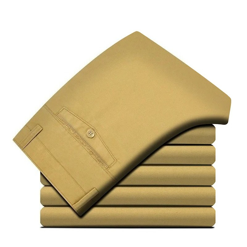 Мужские повседневные брюки из  – обзор и цена Khaki Formal Wear Men