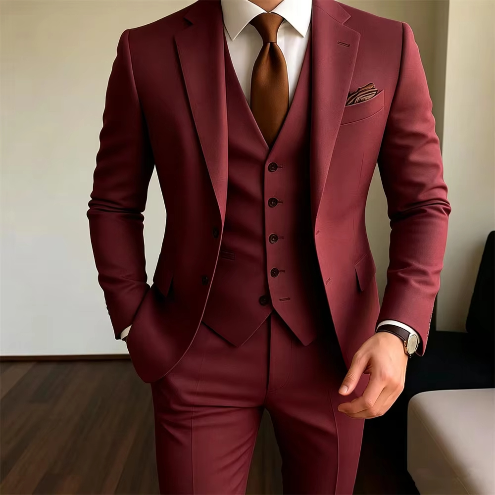 Мужские костюмы цвета хаки, 3  – обзор и цена Khaki Formal Wear Men