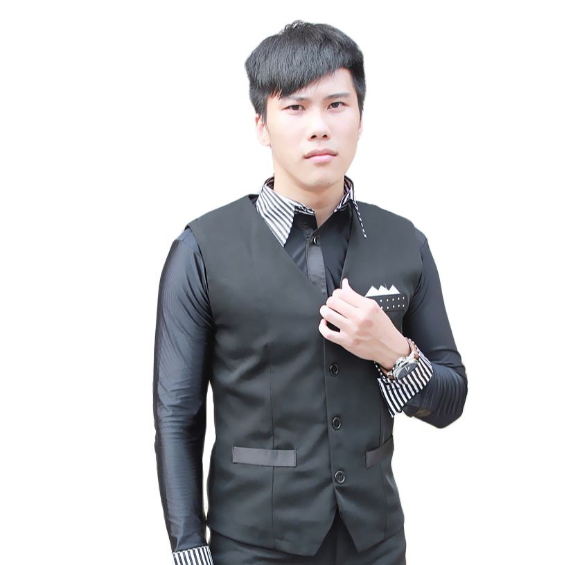 Мужской черный жилет для латин – обзор и цена Men'S Formal Wear Waistcoat