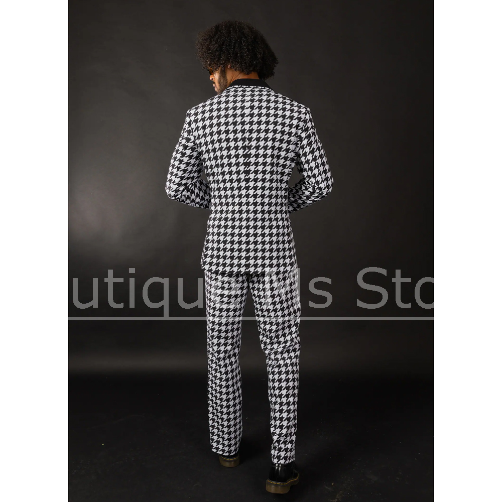 Черно-белый мужской костюм с у – обзор и цена Men Formal Wear Fashion