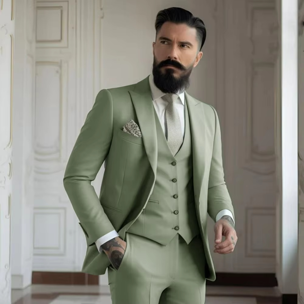 Мужские свадебные костюмы цвет – обзор и цена Khaki Formal Wear Men