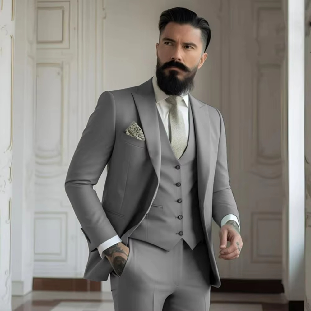 Мужские свадебные костюмы цвет – обзор и цена Khaki Formal Wear Men