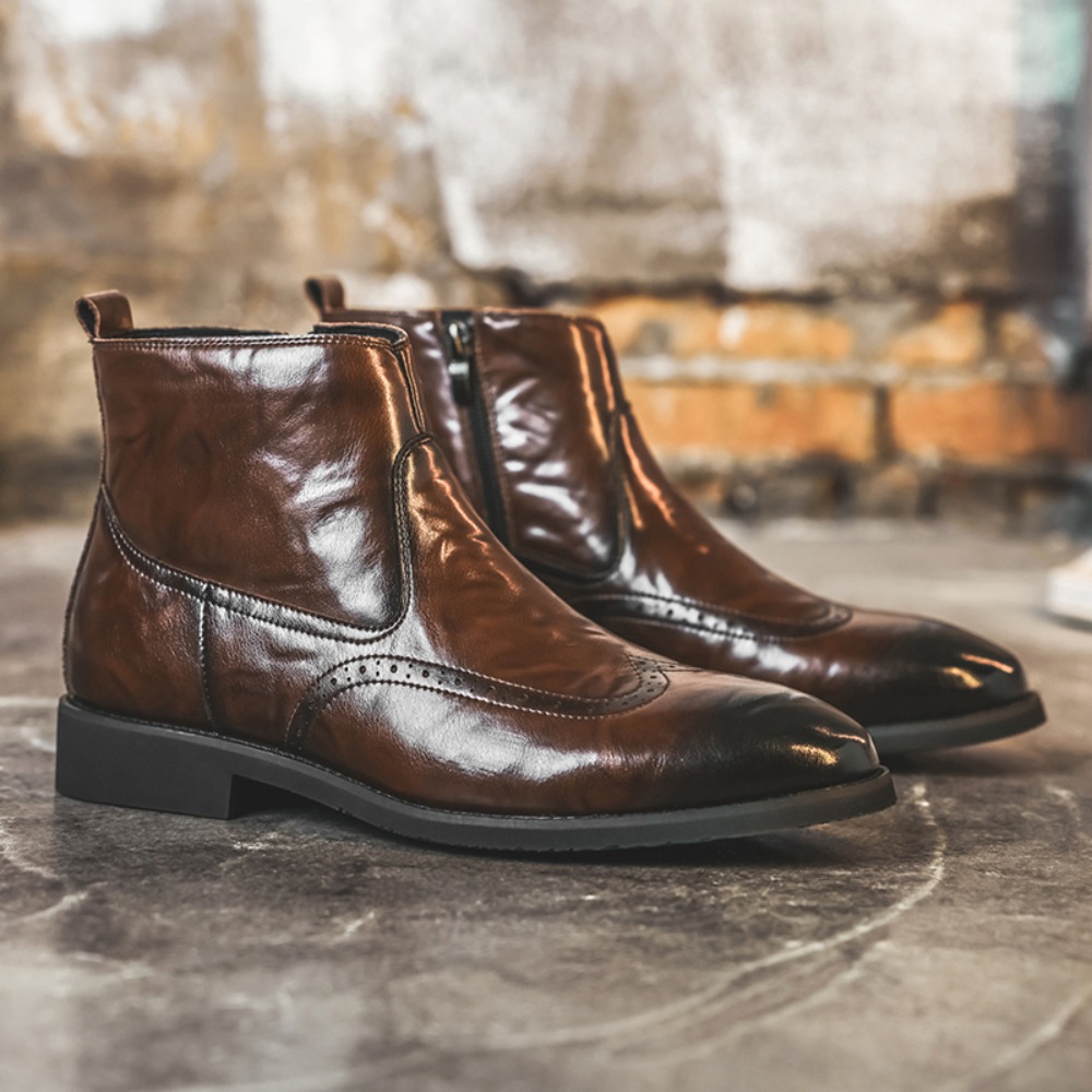 Мужские броги-челси с боковой  – обзор и цена Formal Upper Wear Men